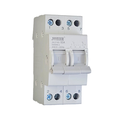 63A 2 Pole Changeover Switch