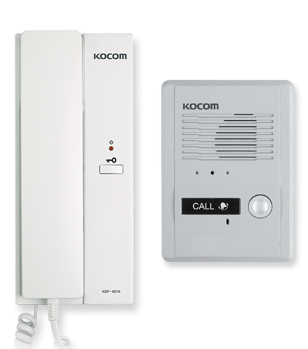 Kocom 6V Audio Intercom Kit- KDP-601D/MS-2D