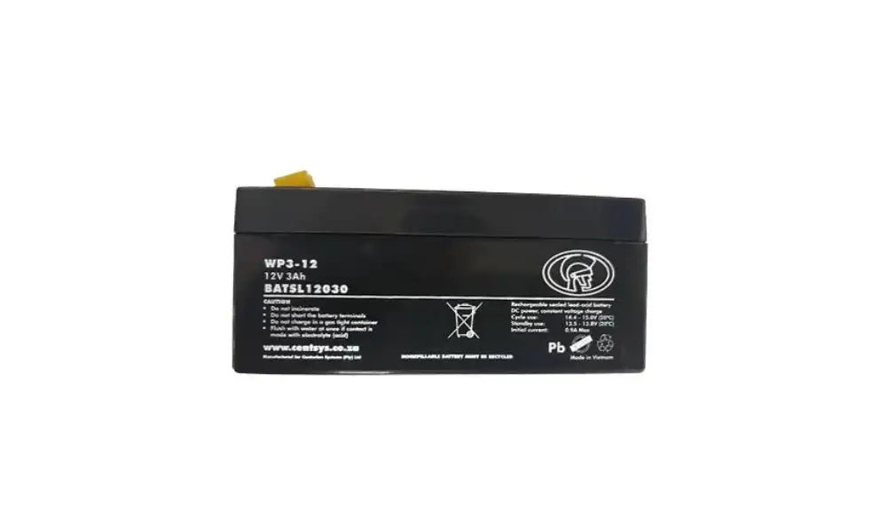 Centurion SDO4 12V 3AH Battery WP3-12