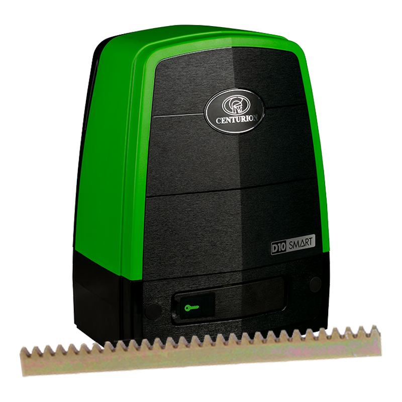 Centurion D10 Smart Turbo Sliding Gate Operator Motor Steel Rack Kit