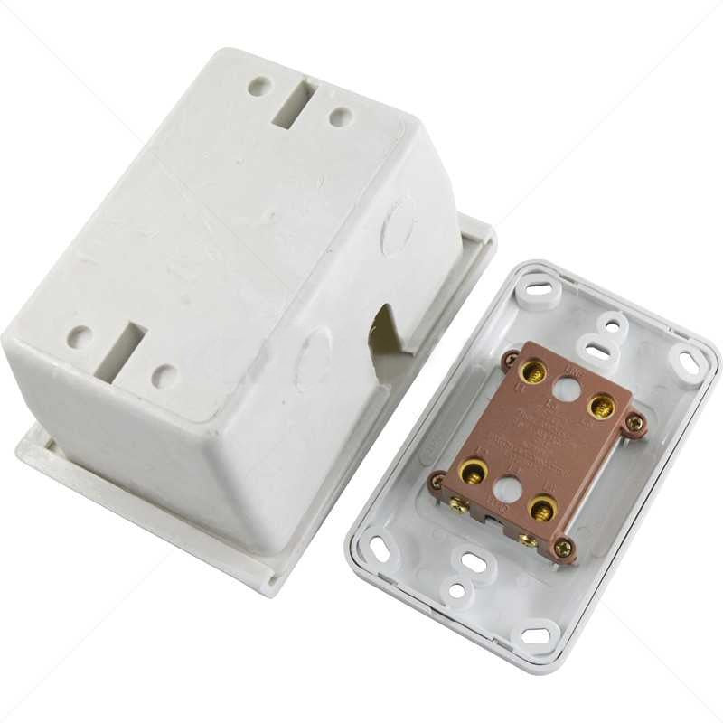 30Amp Isolator Switch in Enclosure 100 x 50mm Waterproof