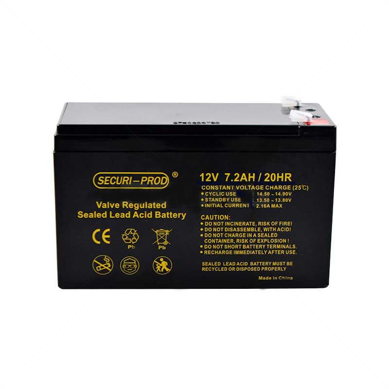 12V 7.2Ah Lead Acid Rechargeable Battery