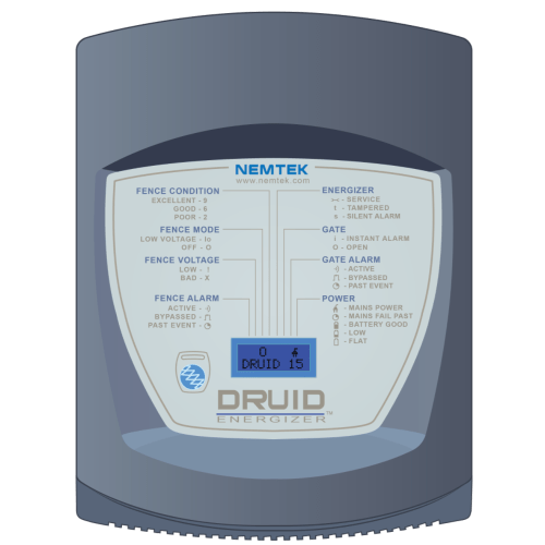 Nemtek Druid 15 LCD Electric Fence Energizer