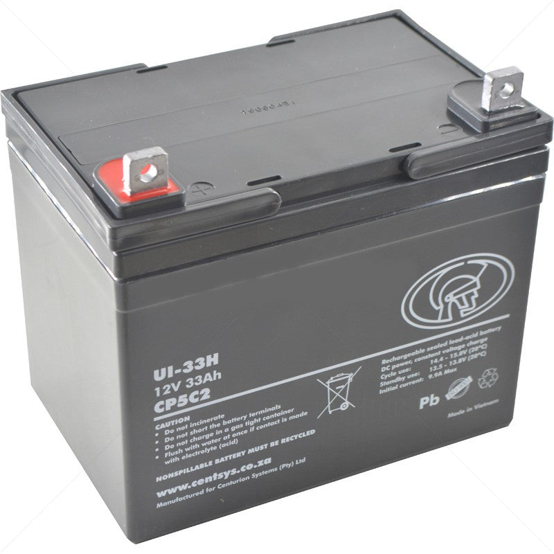 Centurion 12V 33Ah Sealed Lead Acid Battery