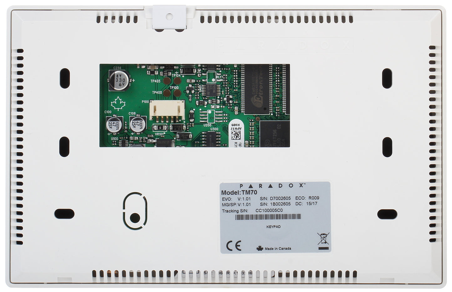 Paradox TM70 Touch Screen Keypad - PA3862