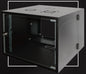 12U Wall Box 400 Deep Glass Door