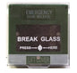 Break Glass Green Resettable with Clear Cover Single Contact