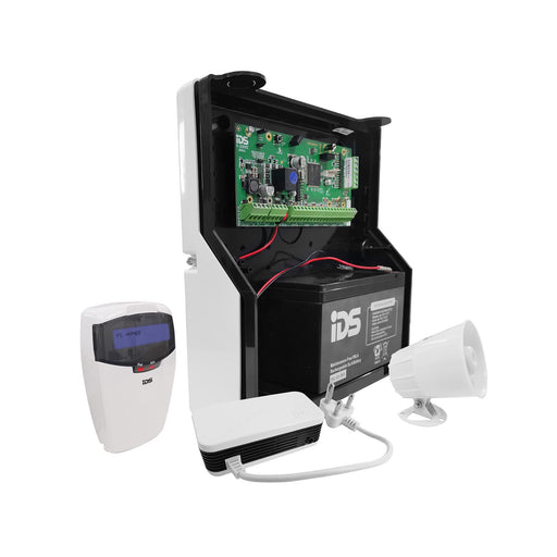 IDS X64 8 Zone Alarm Kit Including Curve LCD Keypad