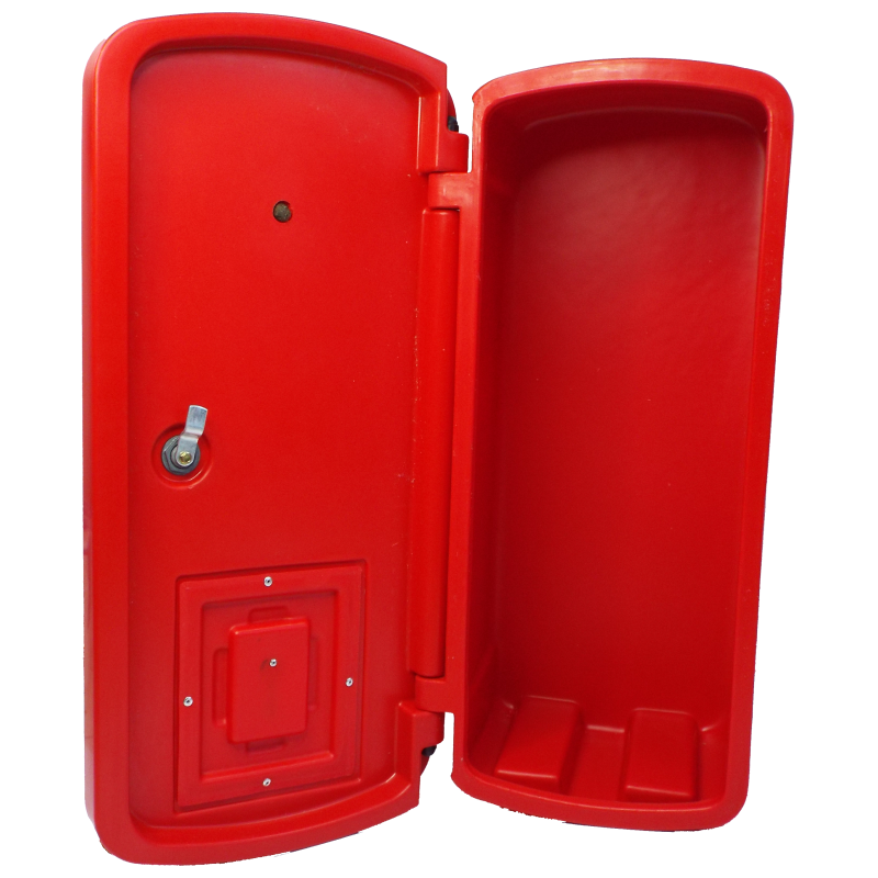 9kg Single Bottle Lockable Plastic Fire Cabinet