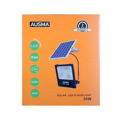 AUSMA 30W LED Solar Floodlight