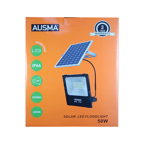 AUSMA 50W LED Solar Floodlight