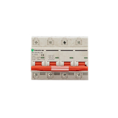 Solarwize DC Circuit Breaker 100A 4P 1000VDC