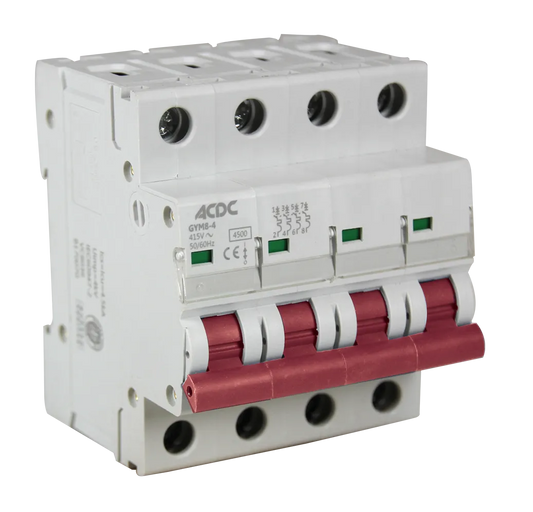 Solarwize 63A DC 4P Circuit Breaker 1000V