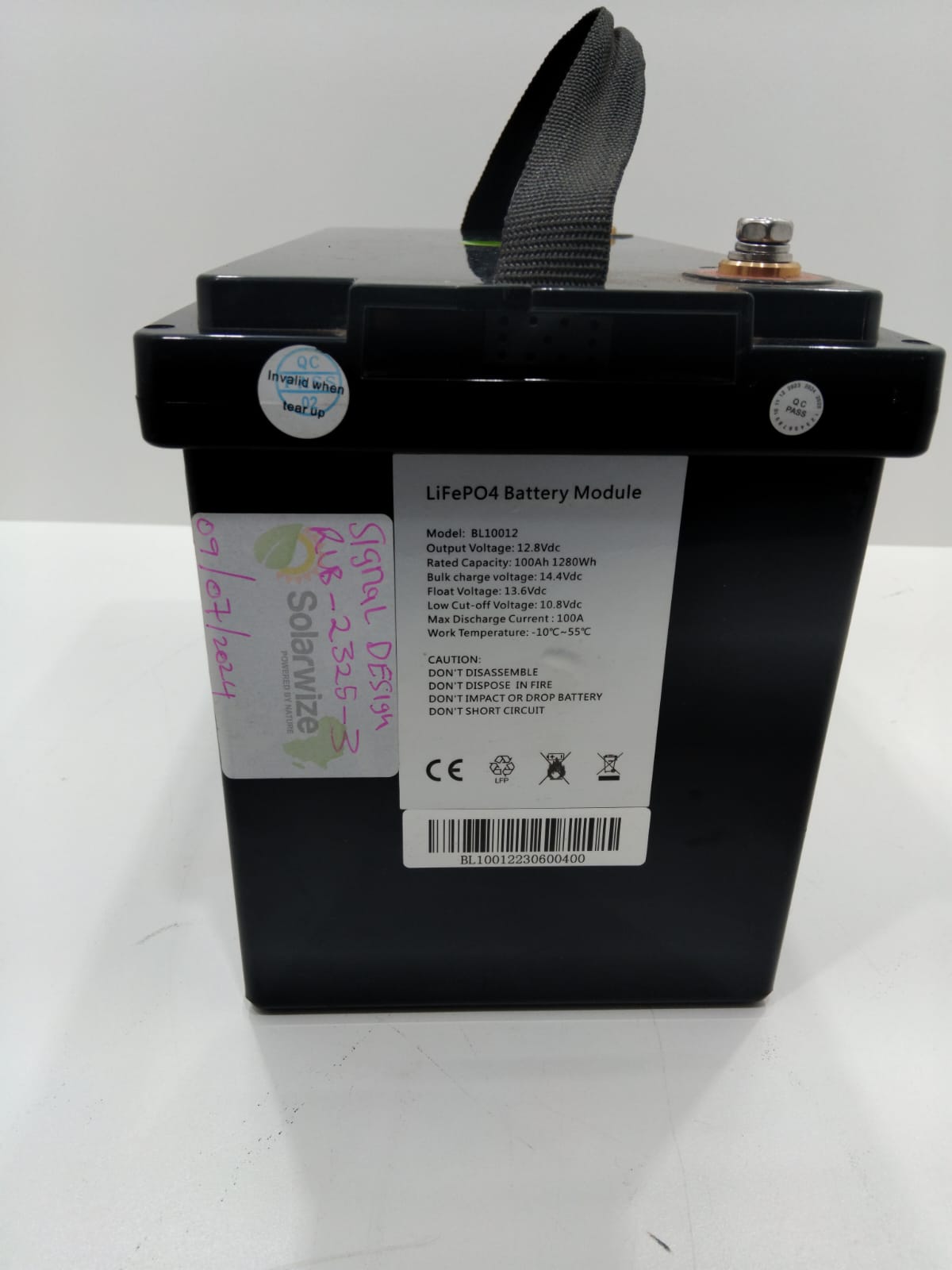Solarwize 100Ah Lithium Inverter Solar Battery