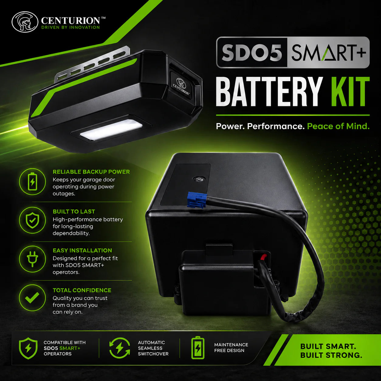 Centurion SDO5 Smart Battery Back Up Kit