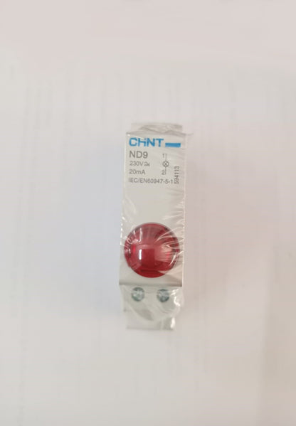 Chint Red LED Indicator 230V DIN