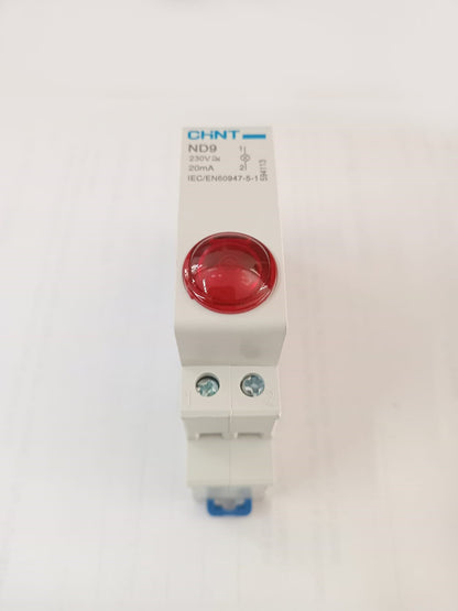 Chint Red LED Indicator 230V DIN