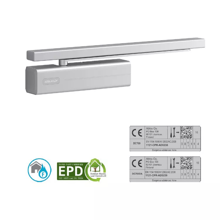 ASSA ABLOY DC700DA Heavy-Duty Cam-Motion® Door Closer Delayed Action