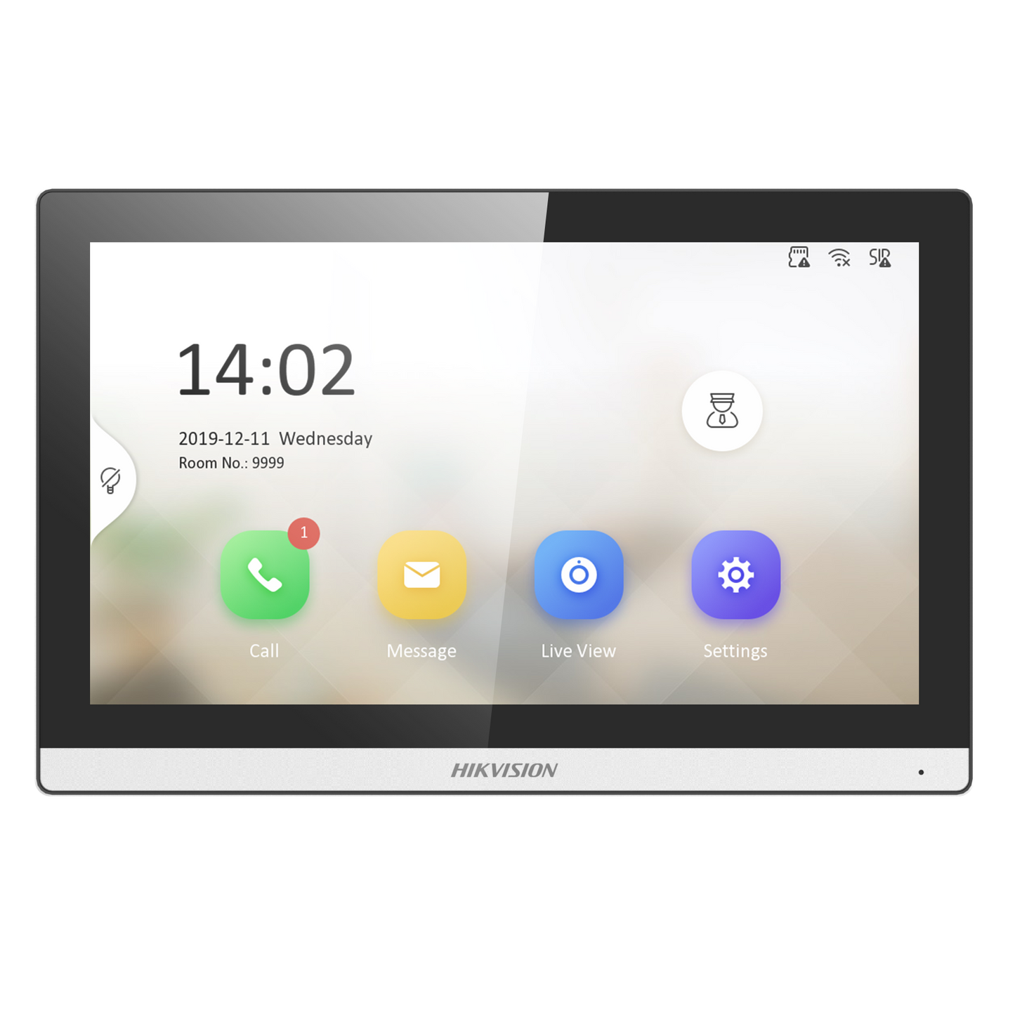Hikvision Intercom 7" Touch Screen Indoor Monitor