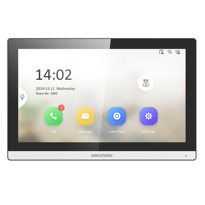 Hikvision Intercom 7" Touch Screen Indoor Monitor