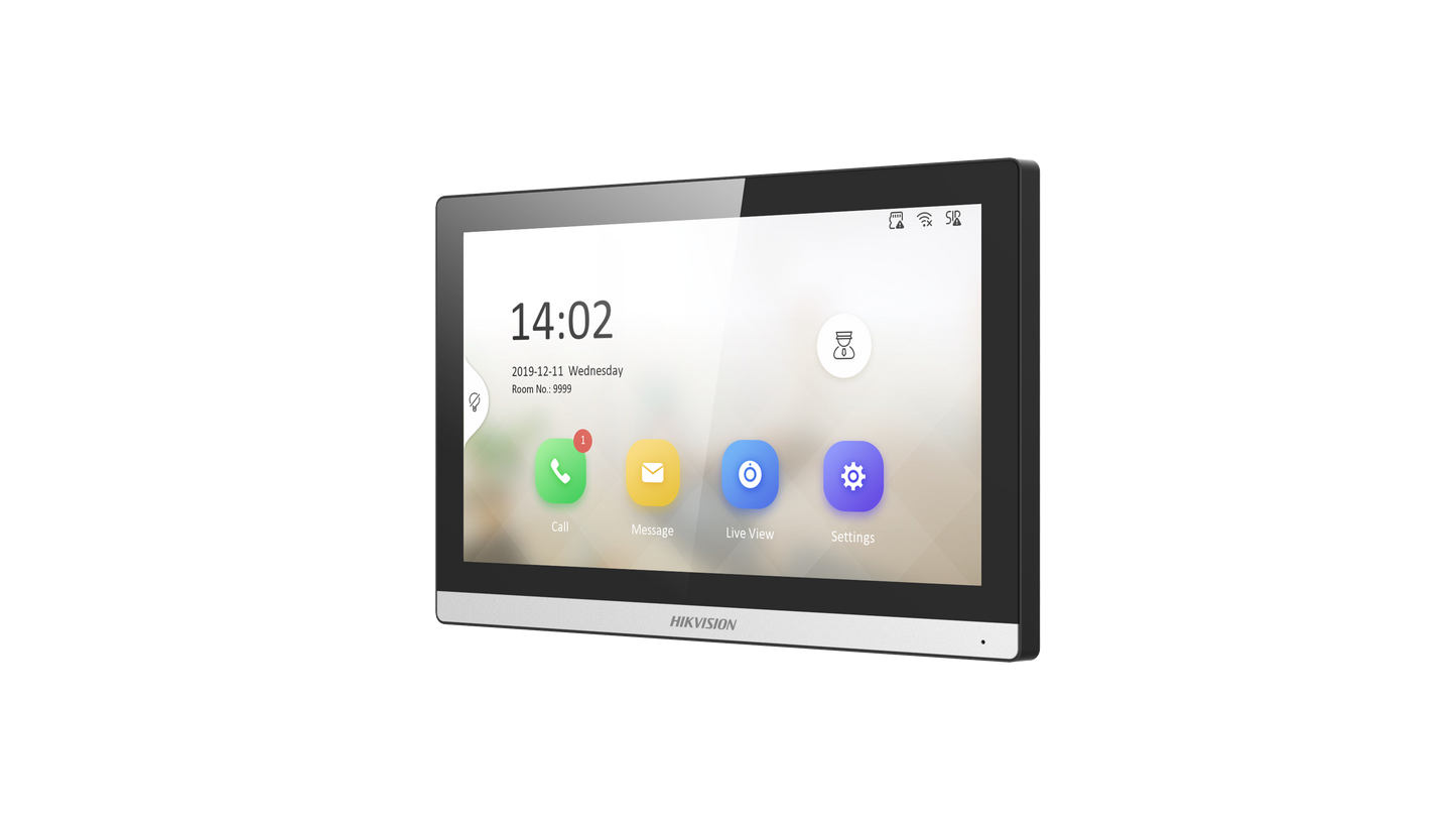 Hikvision Intercom 7" Touch Screen Indoor Monitor