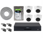 Dahua 4Ch XVR5 Kit with 4xEyeball Dome Cameras
