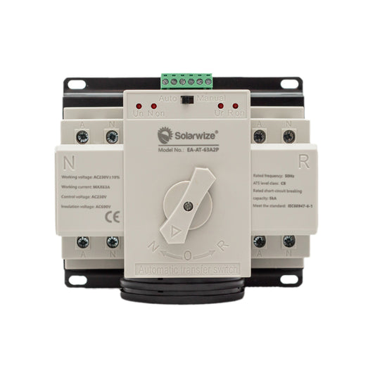 Solarwize Automatic Changeover Switch 2 Pole