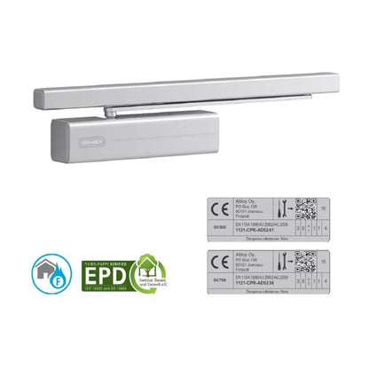 ASSA ABLOY FD460-DC500 Cam-Motion® Door Closer with Electromechanical Hold-Open