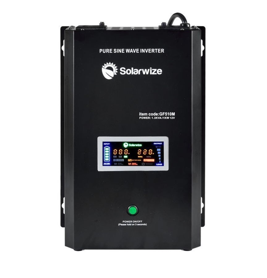 Solarwize 1500VA/1000W 12V Pure Sine Wave Inverter