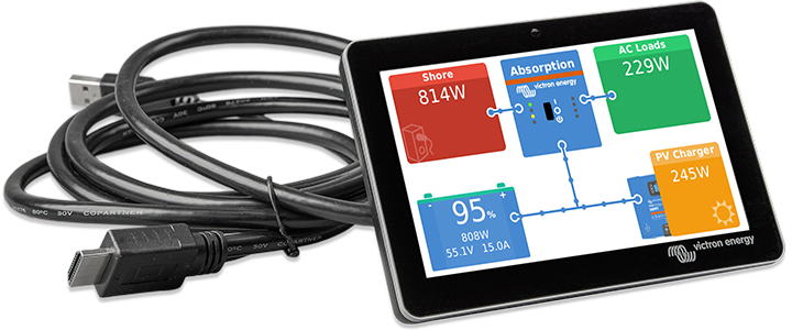 Victron Cerbo GX Touch 50 Interface