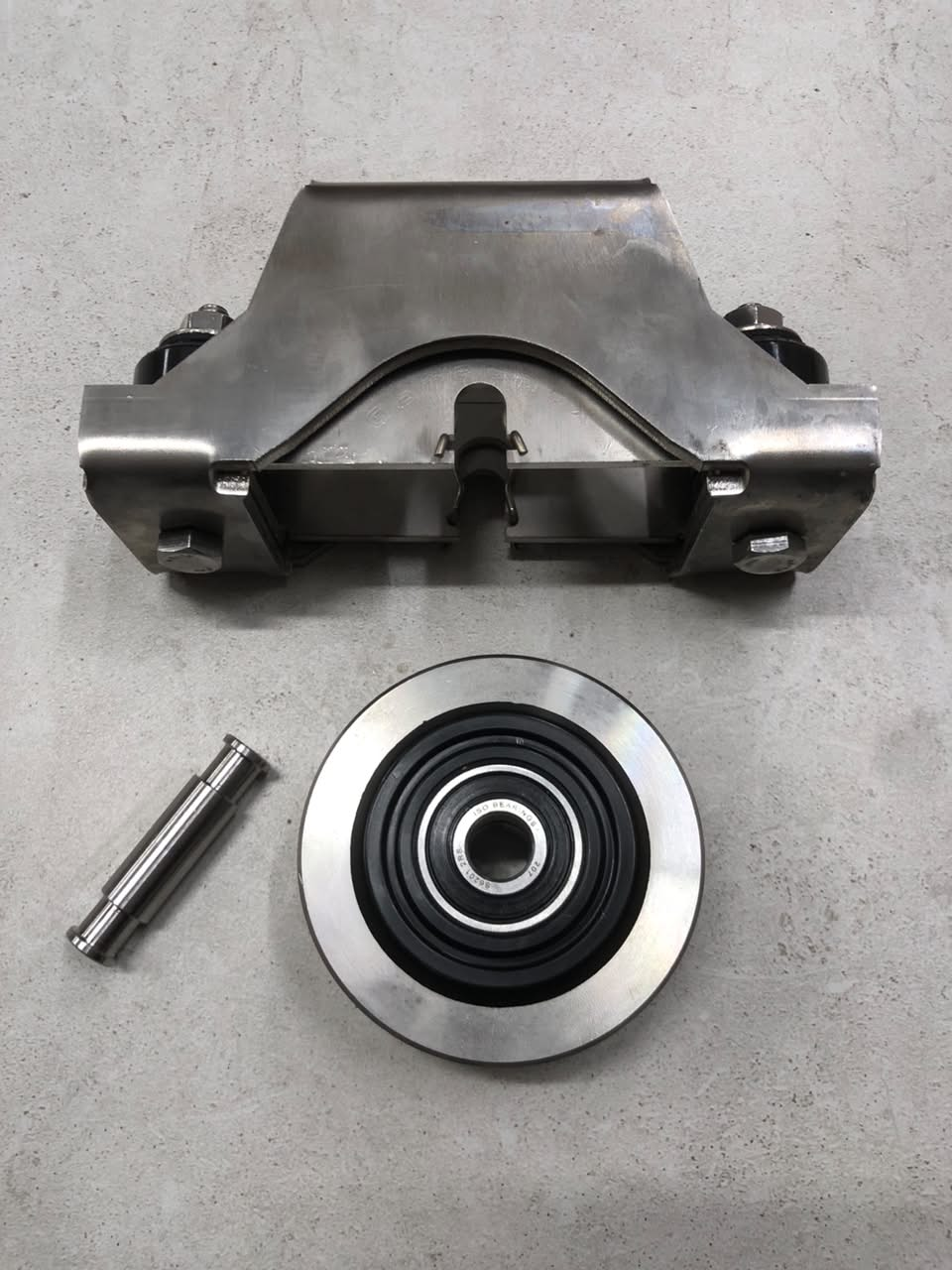 Gateshox 80mm Stainless Steel Wheel Complete Set V3