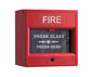 Red Break Glass Green Single Pole