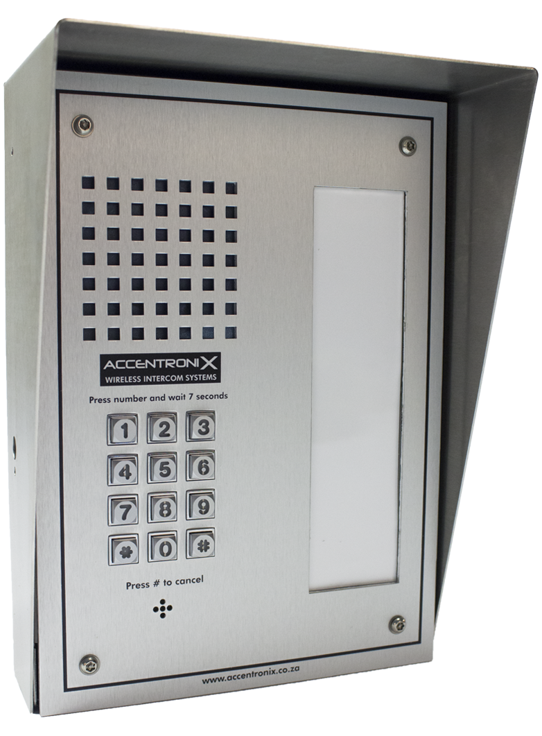 Accentronix Wireless GSM Intercom Infinity Index – SecureRite
