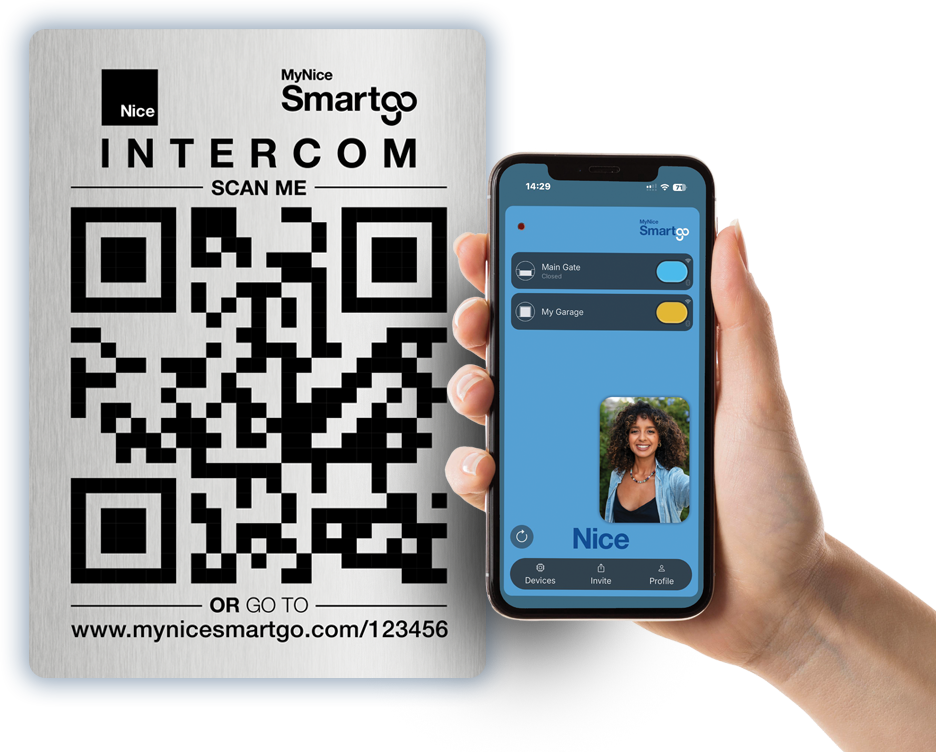 ET MyNice SmartGo Intercom Plate