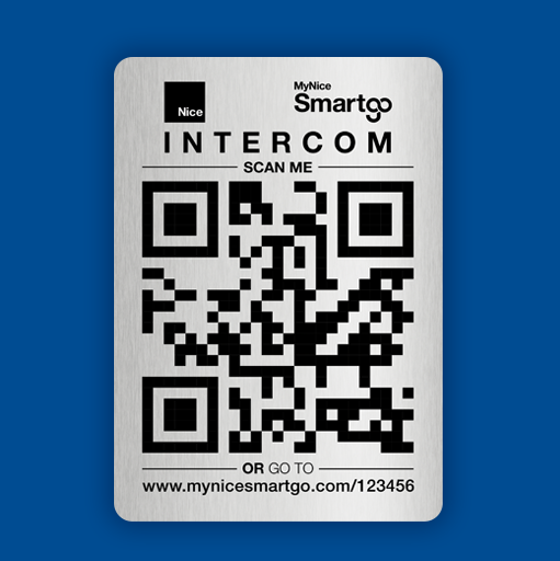 ET MyNice SmartGo Intercom Plate