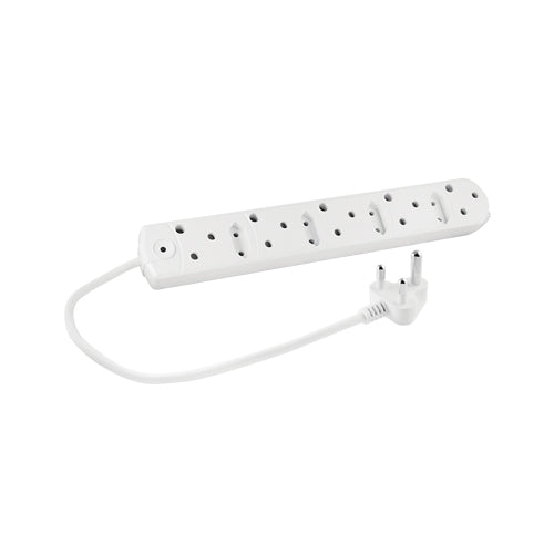 Crabtree 5-Way 3Pin with 4-Way 2Pin Switched Electrical Multiplug