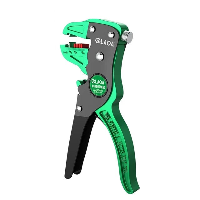 Automatic Wire Stripper Flatwire Cutter Stripping Plier 0.2 to 4mm Range Length Adjustment