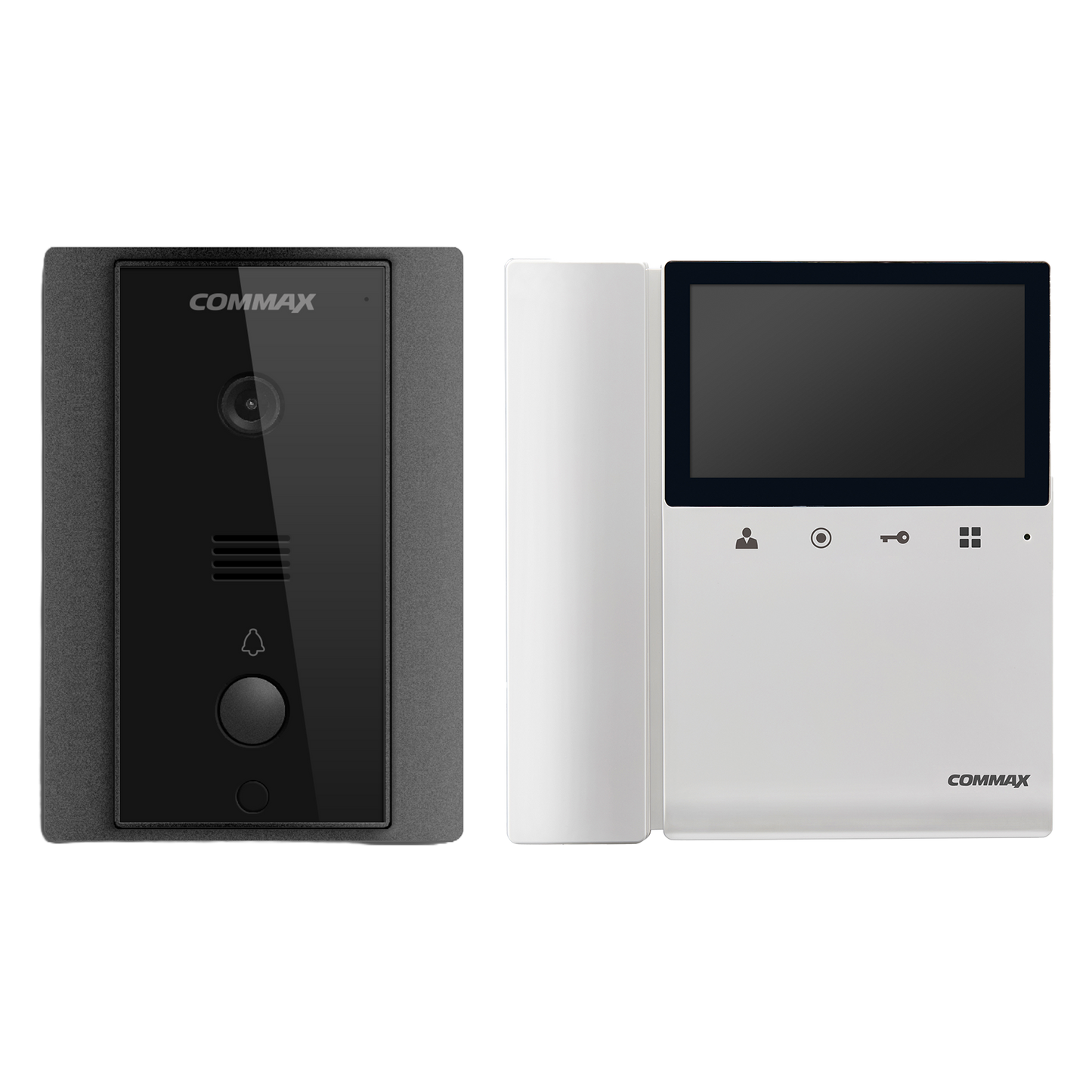 Commax 4.3 Inch Led Touch Button Colour Video Intercom Kit