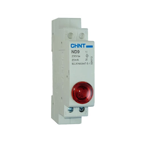 Chint Red LED Indicator 230V DIN