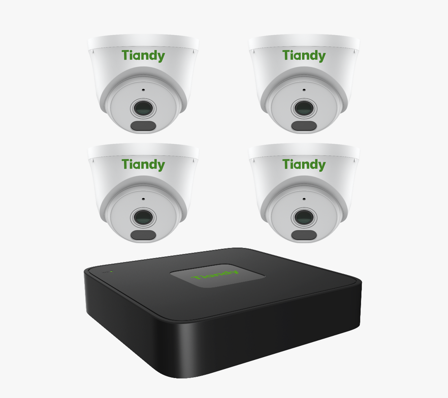 Tiandy 4 IP Camera Kit with 8CH Recorder & 1TB HDD