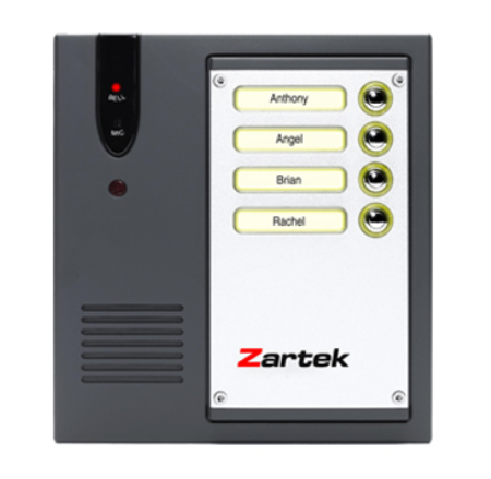 Zartek ZA-654 Digital Wireless Four-Button Gate intercom CDP-801 series