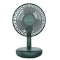 Zartek ZA-160-Green USB Rechargeable Rotating Fan