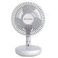 Zartek ZA-160-White USB Rechargeable Rotating Fan