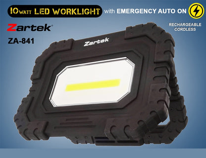 Zartek ZA-841 Rechargeable 10W Worklight with Emergency Auto Power On