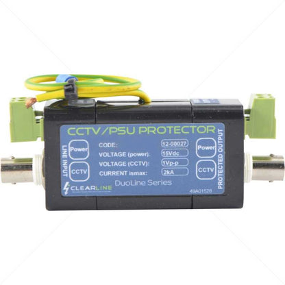 Clearline CCTV Camera Power and Video Surge Protector