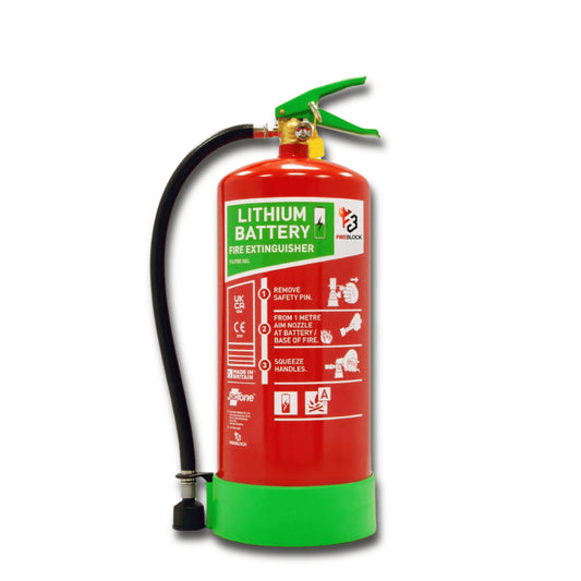 9L Lithium Fire Extinguisher Wall Mount