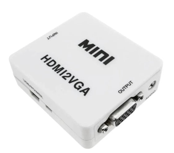 HDMIVGA Mini HDMI to VGA Converter for PC and Audio