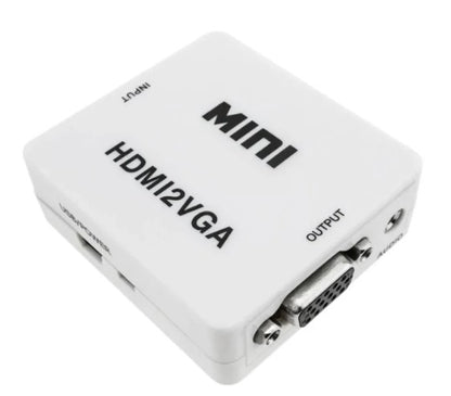 HDMIVGA Mini HDMI to VGA Converter for PC and Audio