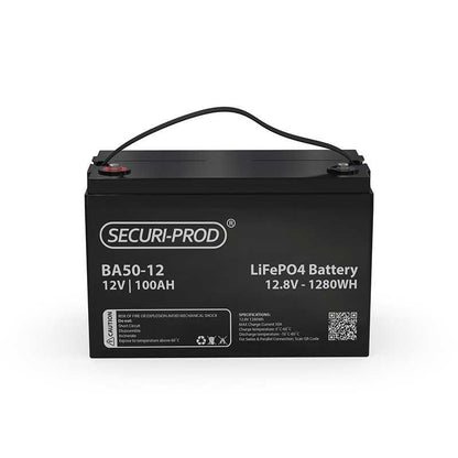 Securi-Prod 12V 100AH LiFePo4 Lithium Battery