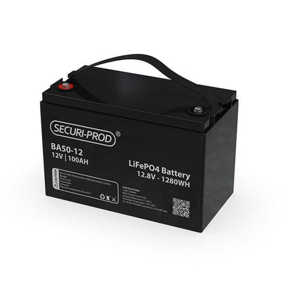 Securi-Prod 12V 100AH LiFePo4 Lithium Battery